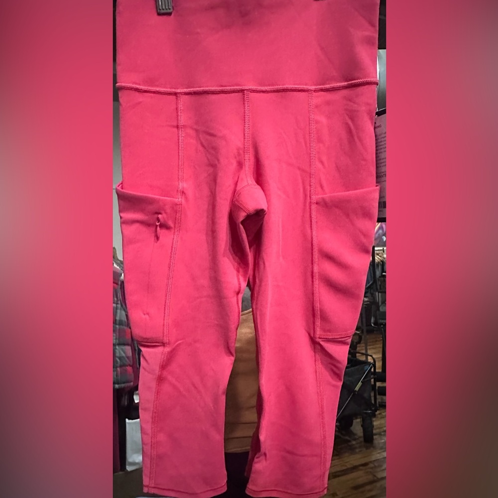 Athleta Pink Performance Leggings